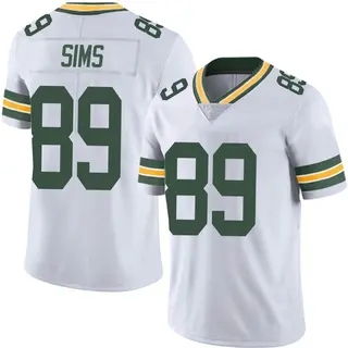 Green Bay Packers Men's Ben Sims Limited Vapor Untouchable Jersey - White