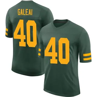 Green Bay Packers Men's Tipa Galeai Limited Alternate Vapor Jersey - Green