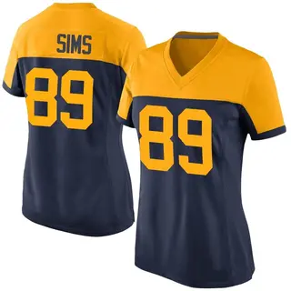 Green Bay Packers Women's Ben Sims Game Alternate Jersey - Navy