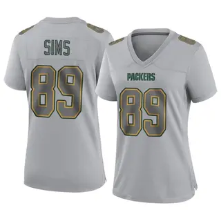 Green Bay Packers Women's Ben Sims Game Atmosphere Fashion Jersey - Gray