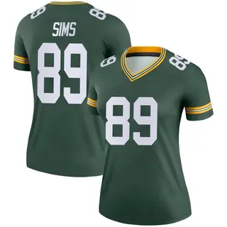 Green Bay Packers Women's Ben Sims Legend Jersey - Green