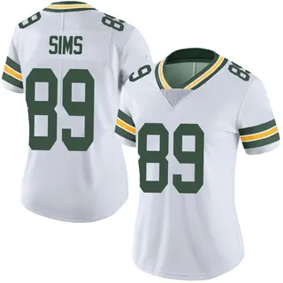 Green Bay Packers Women's Ben Sims Limited Vapor Untouchable Jersey - White