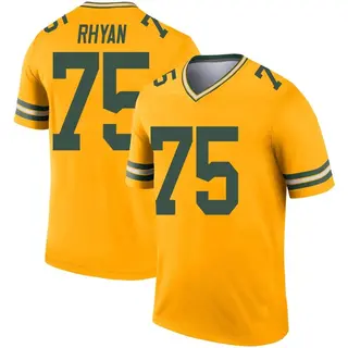 Green Bay Packers Youth Sean Rhyan Legend Inverted Jersey - Gold