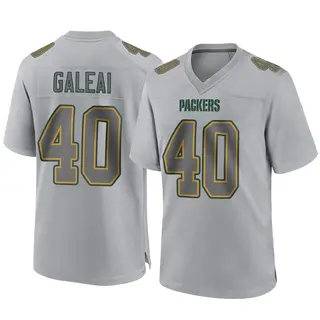 Green Bay Packers Youth Tipa Galeai Game Atmosphere Fashion Jersey - Gray